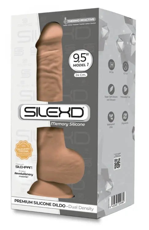 Realistic Dildo 9,5" with Suction Cup SILEXD - Flutters.ie