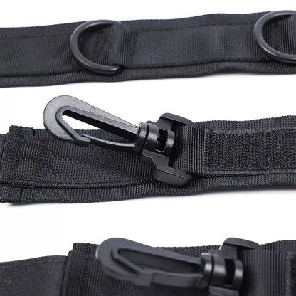 OHMAMA FETISH - NYLON HANDCUFFS AND COLLAR OHMAMA