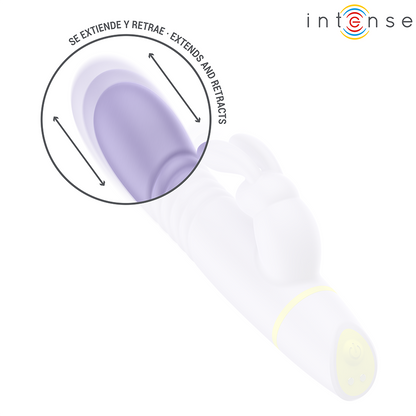 Product with a focus on extension and retraction feature, branded &