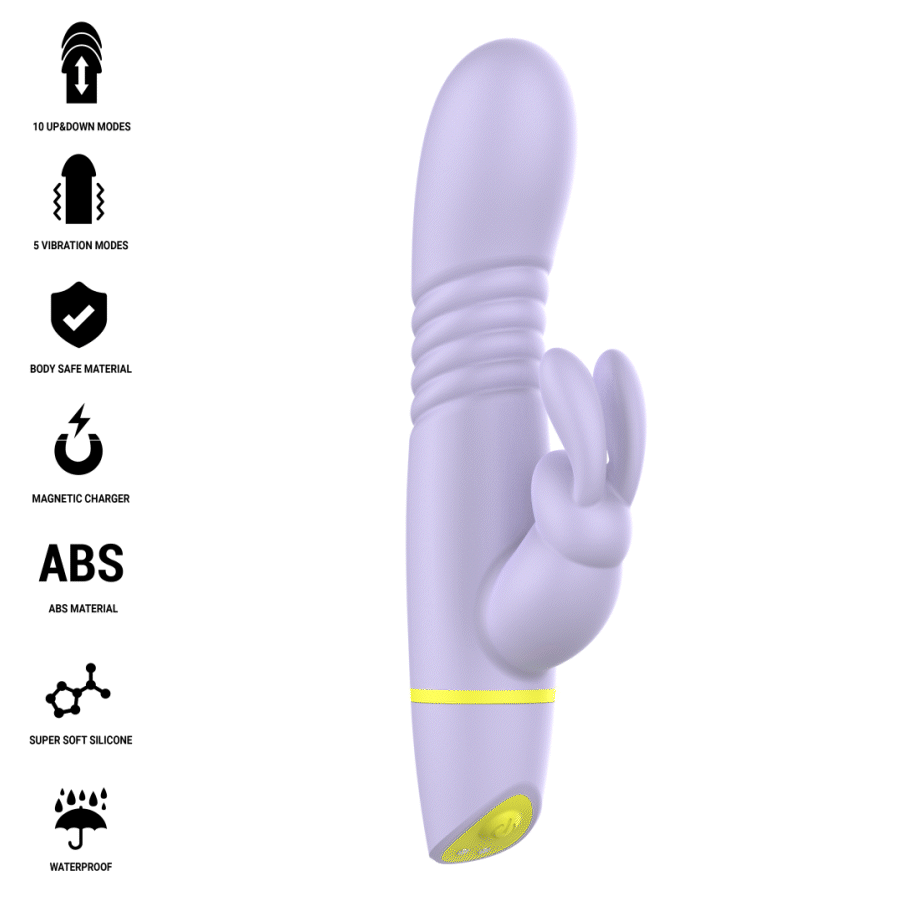 Helen Rabbit Stimulator &amp; Thrusting Vibrator